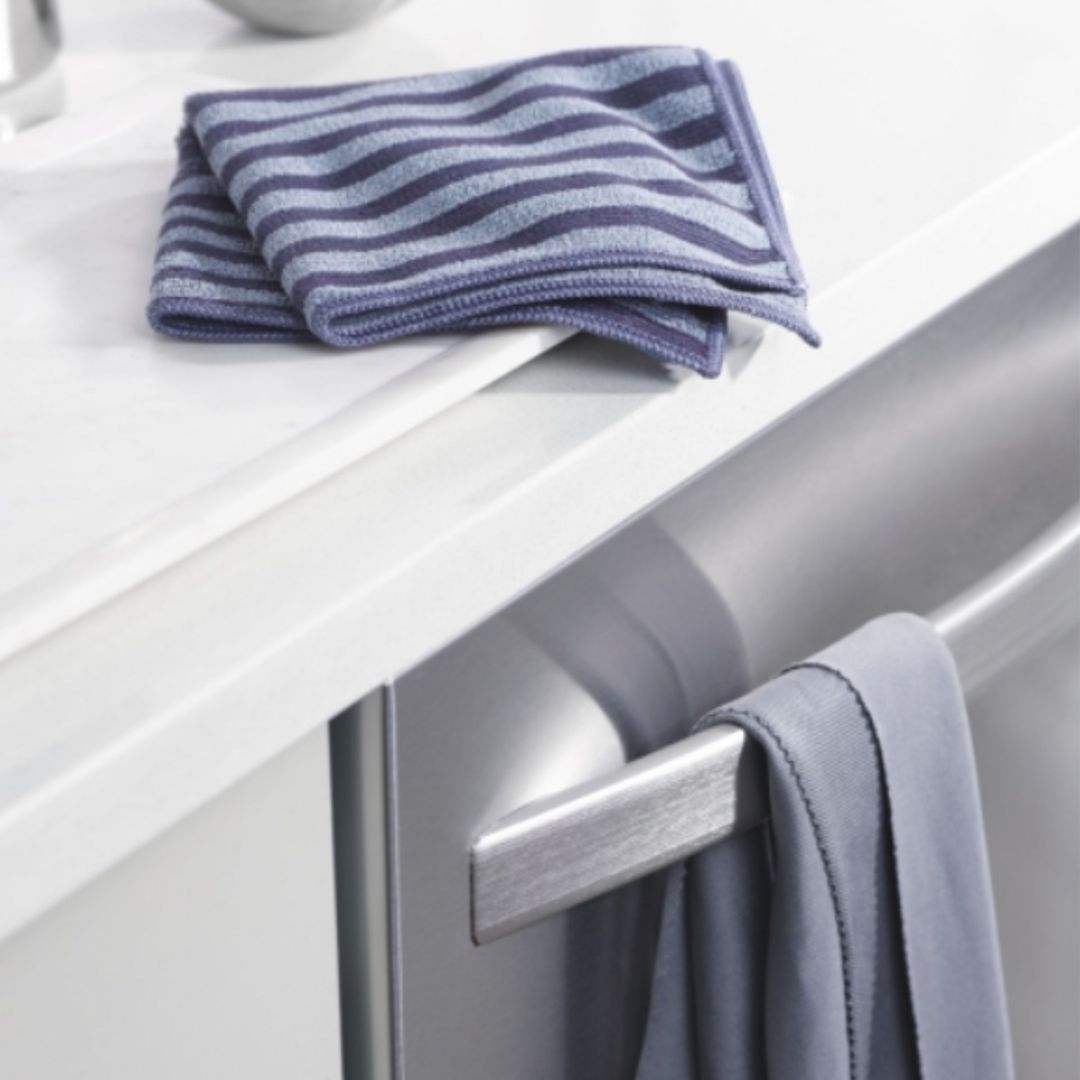 Duo de chiffons pour nettoyer l'acier inoxydable E-Cloth