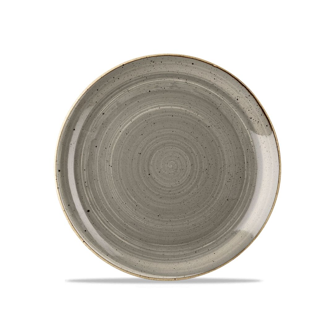 Assiette coupe Stonecast 10-1/4" - Gris poivre
