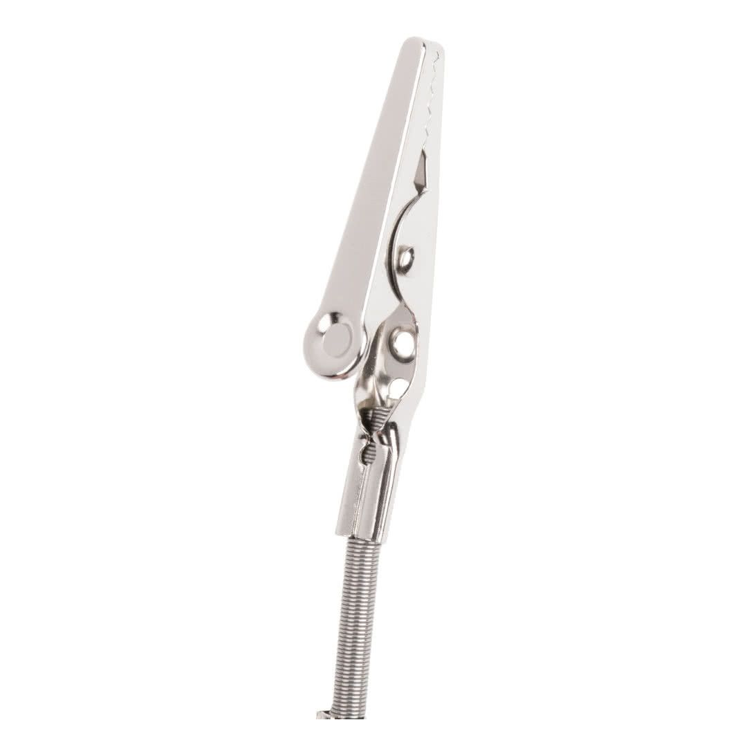 Support à carte à double pince en acier 4,5"