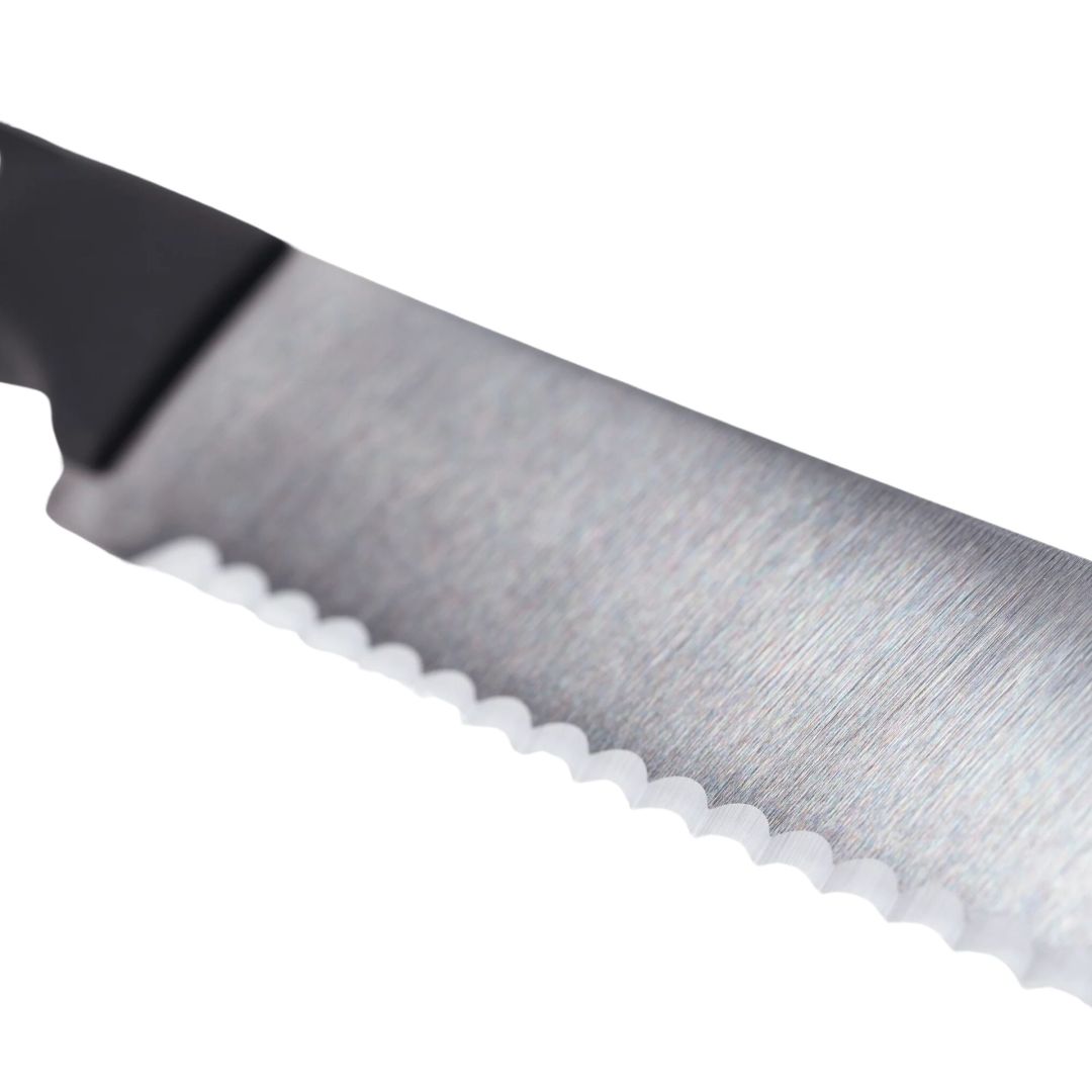 Couteau à pain 9'' Gourmet - Noir  