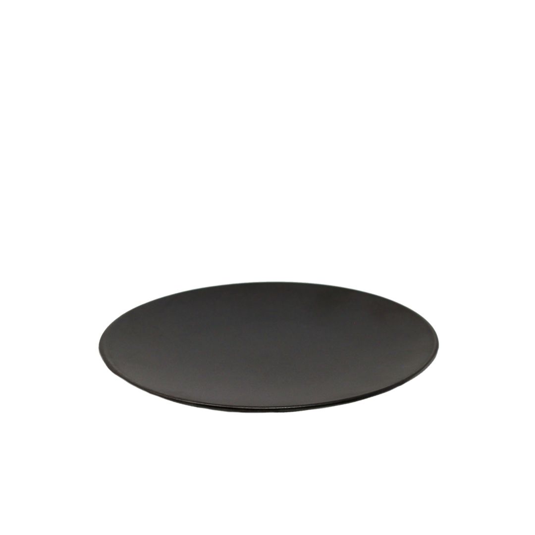 Assiette ronde forme coupe 8" - Noir