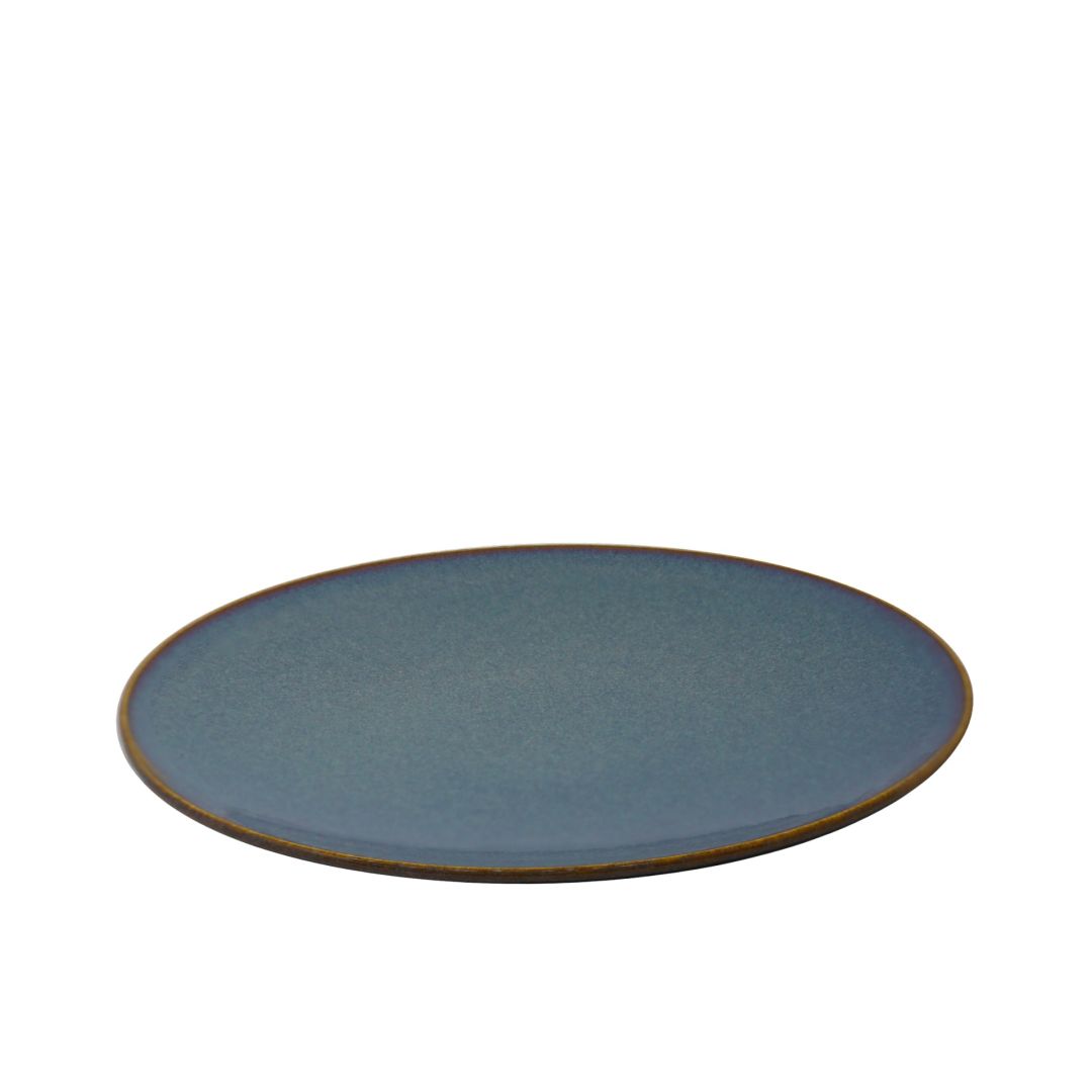 Assiette ronde forme coupe 10.8" - Azure