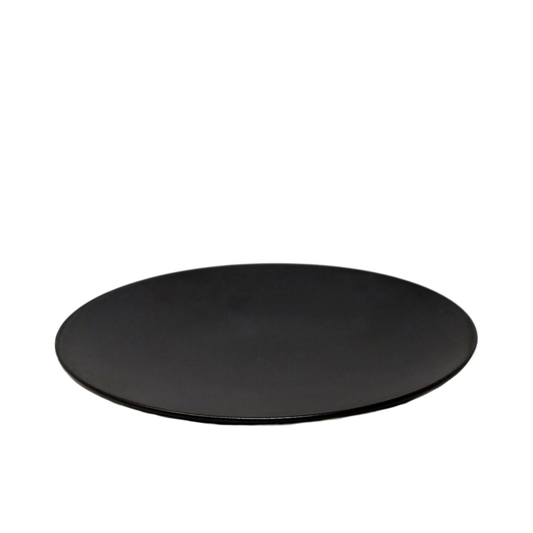 Assiette ronde forme coupe 10.8" - Noir