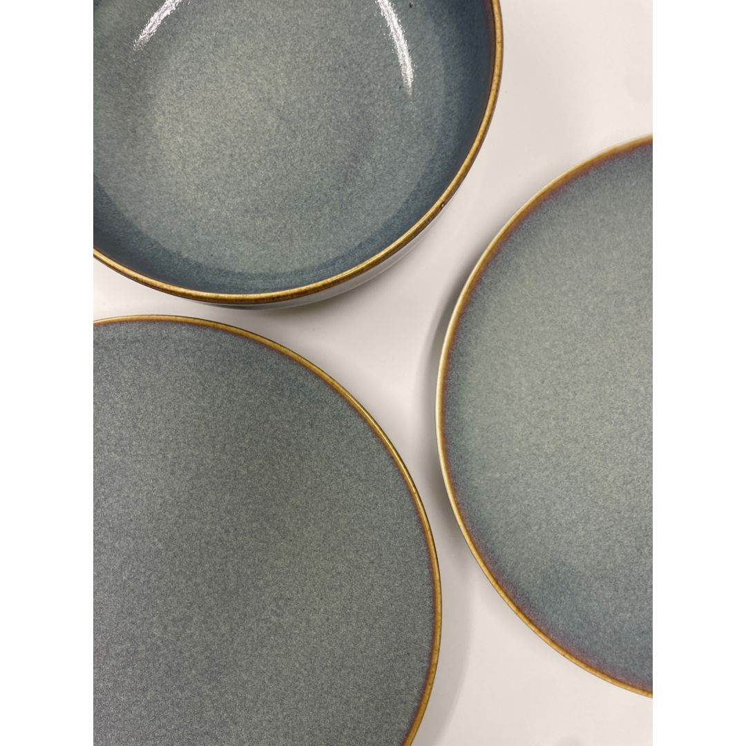 Assiette ronde forme coupe 10.8" - Azure