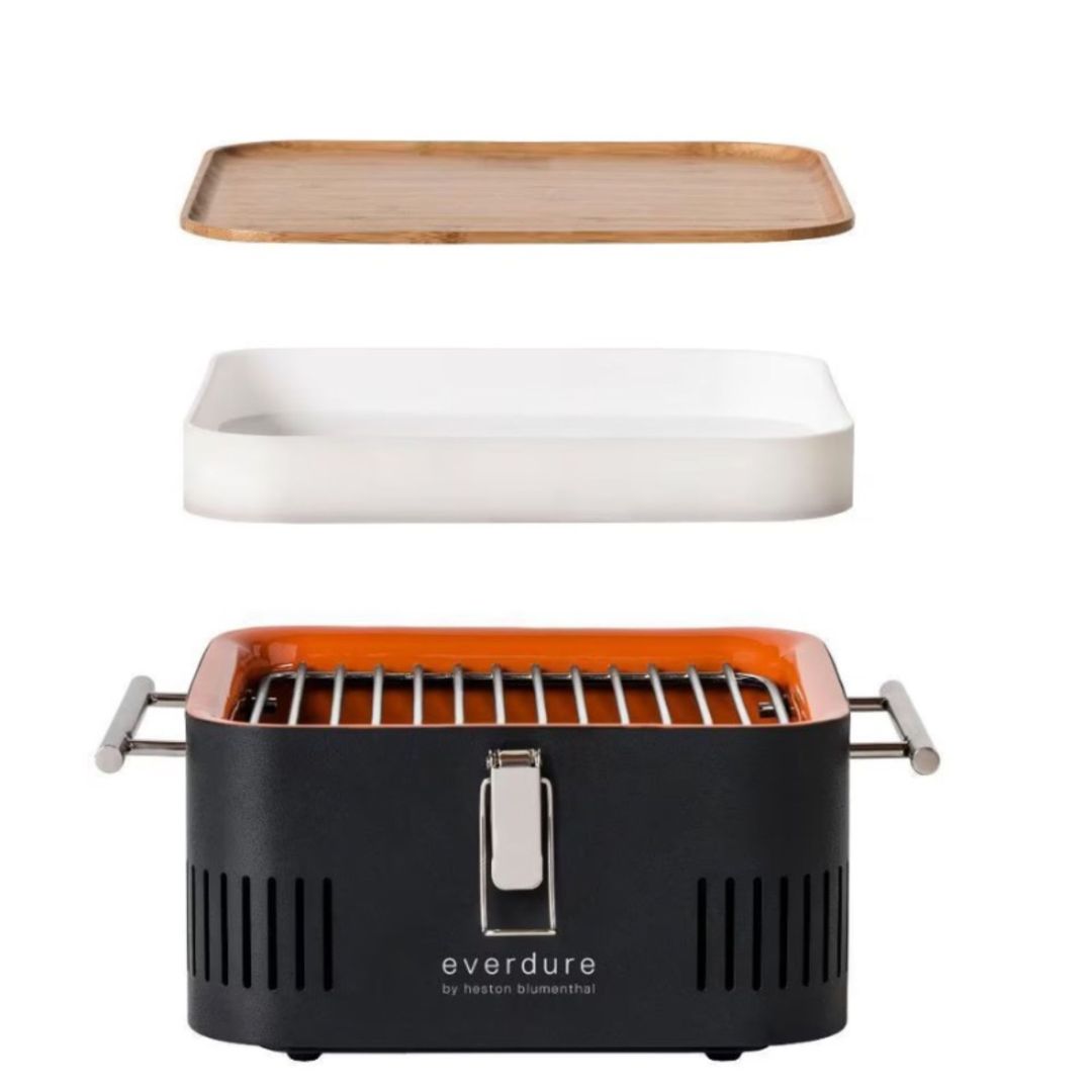 BBQ au charbon cube portatif – Graphite 