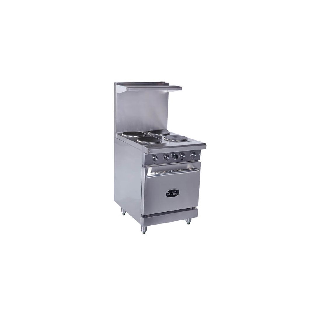 Cuisinière 4 feux avec four 24" - 240V