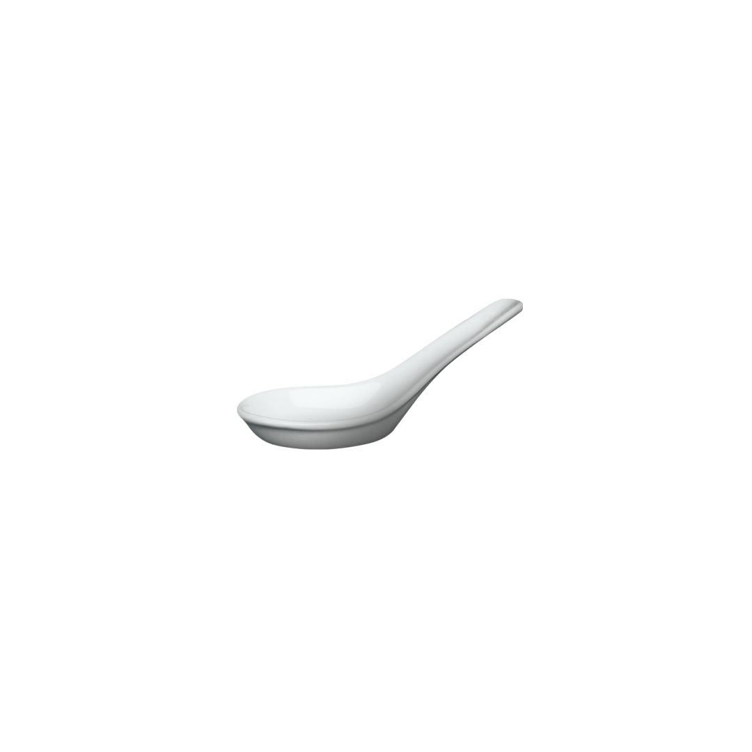 Cuillère chinoise en porcelaine - Imperial White