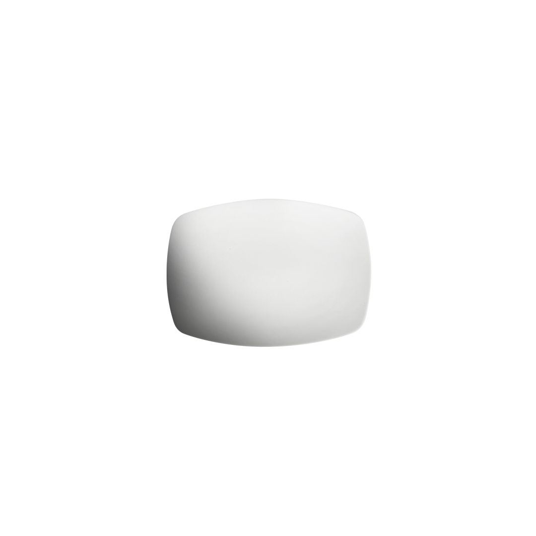 Assiette coupe rectangulaire 14" x 10"