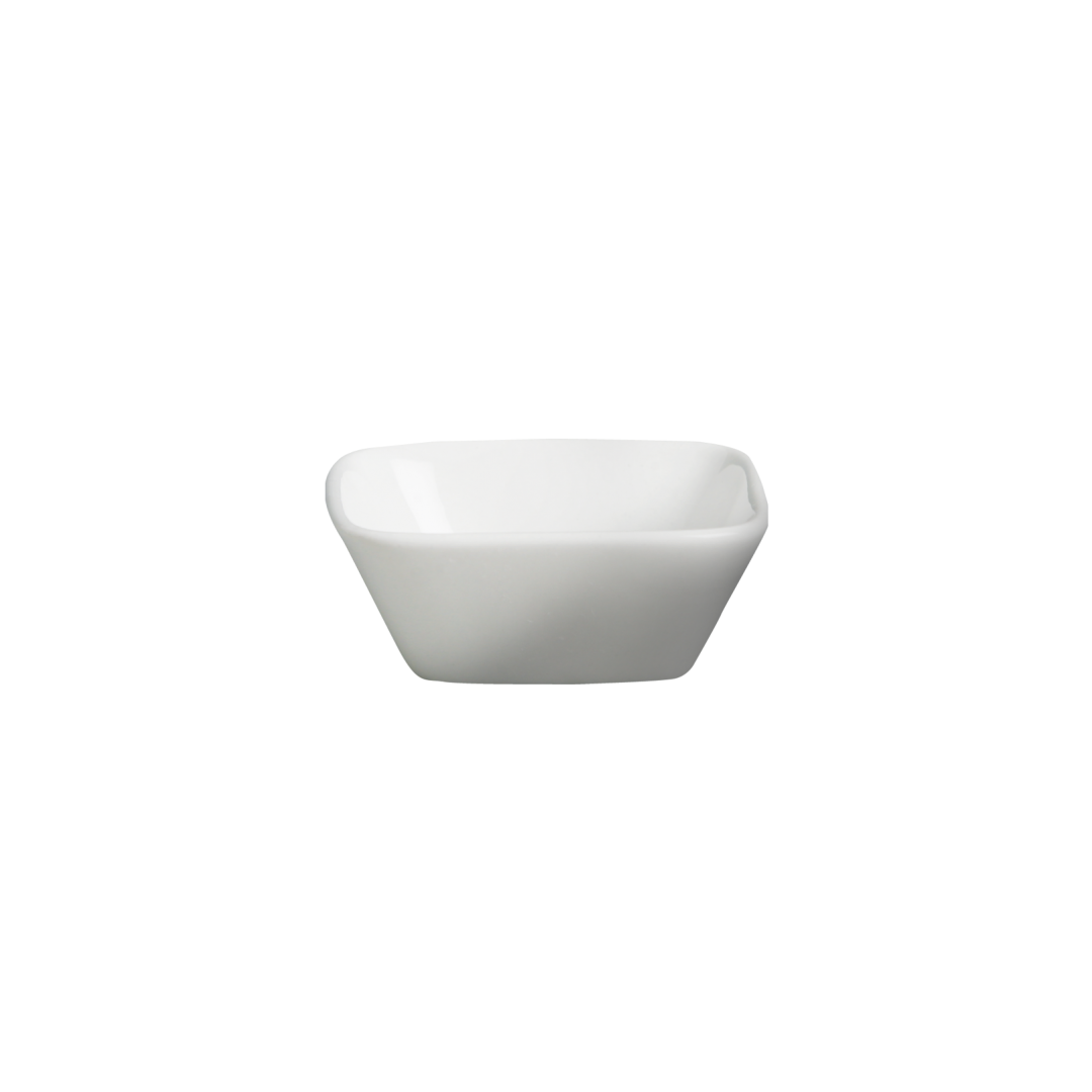 Bol à condiment carré en porcelaine 3,25" - Square