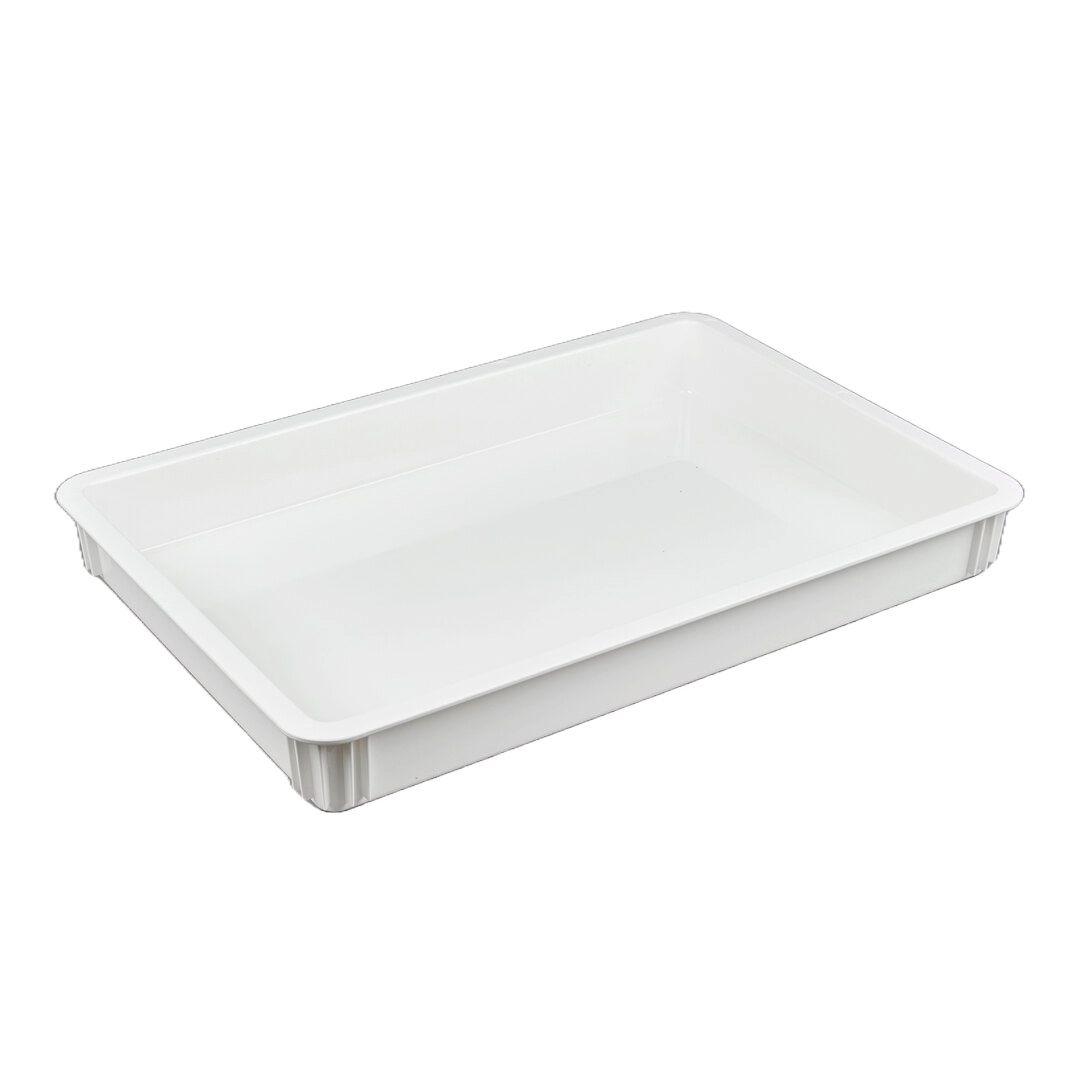 Récipient à boules de pâte 26" x 18" x 3" - Blanc