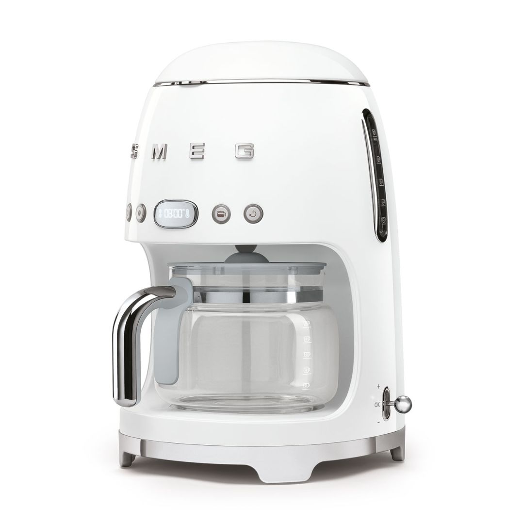 Cafetière programmable 10 tasses - Blanc