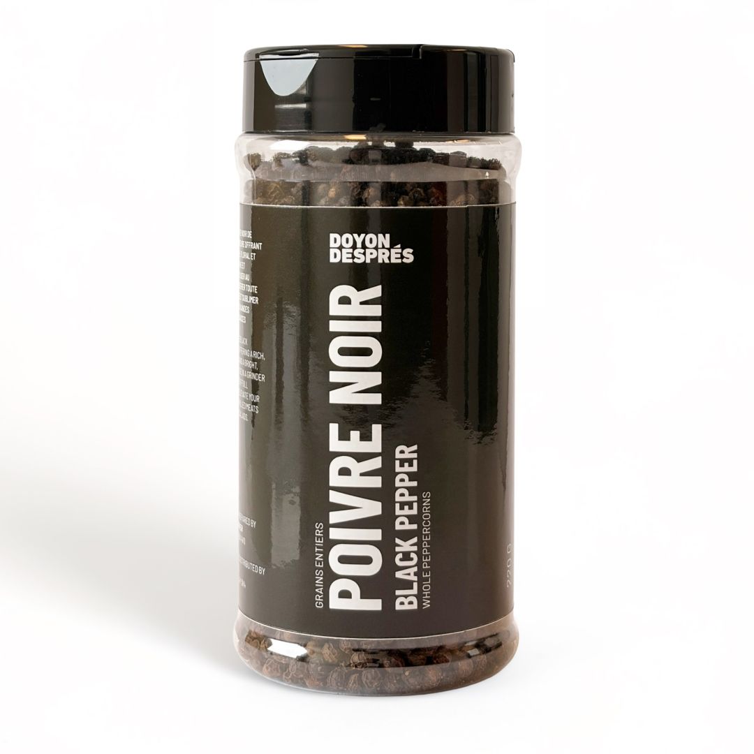 Poivre noir - Grains entiers – 220 g