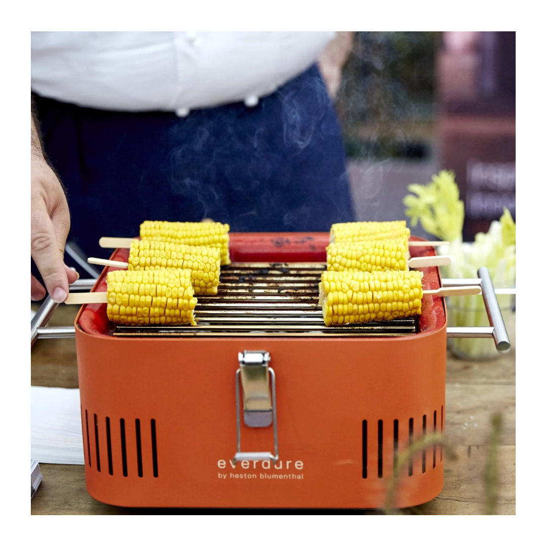 BBQ au charbon cube portatif – Orange