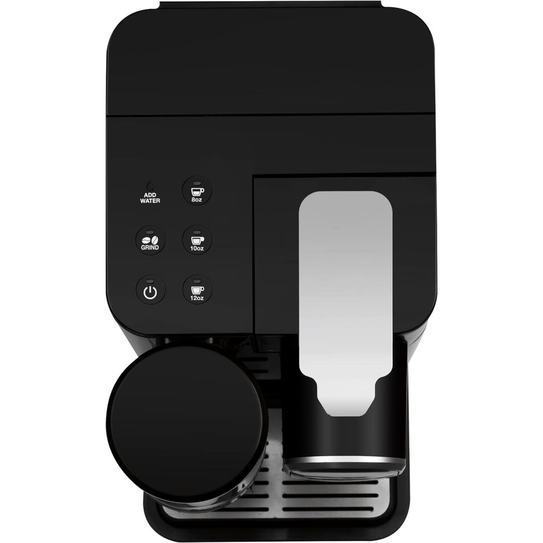 One Cup Coffee Maker w/ Integrated Grind & Brew Mill