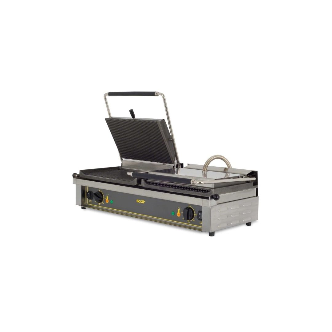 Grille-panini double en fonte 33" - 208-240 V