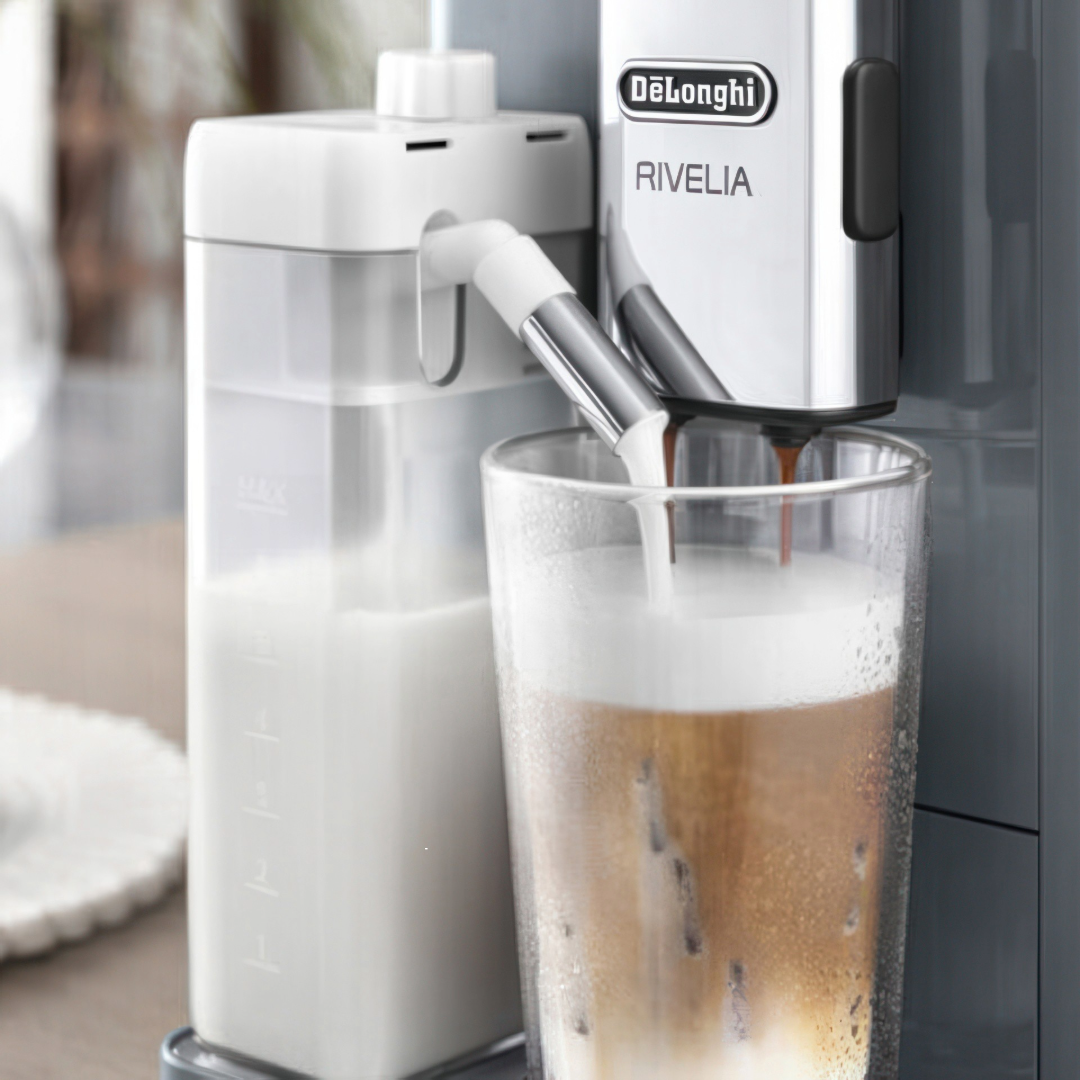Carafe à lait froid LatteCrema Cool pour machine espresso Rivelia