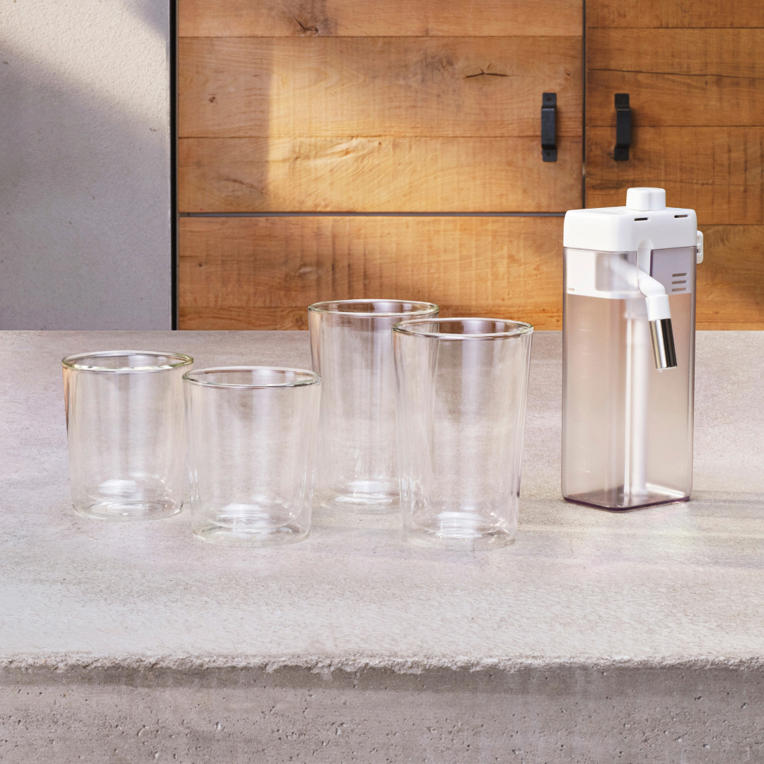Carafe à lait froid LatteCrema Cool pour machine espresso Rivelia