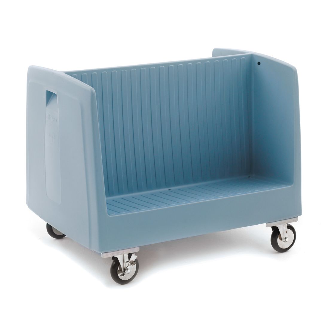 Chariot à assiettes et à cabarets - Bleu
