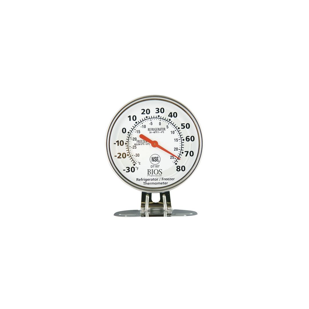 Thermomètre de réfrigérateur et congélateur à cadran