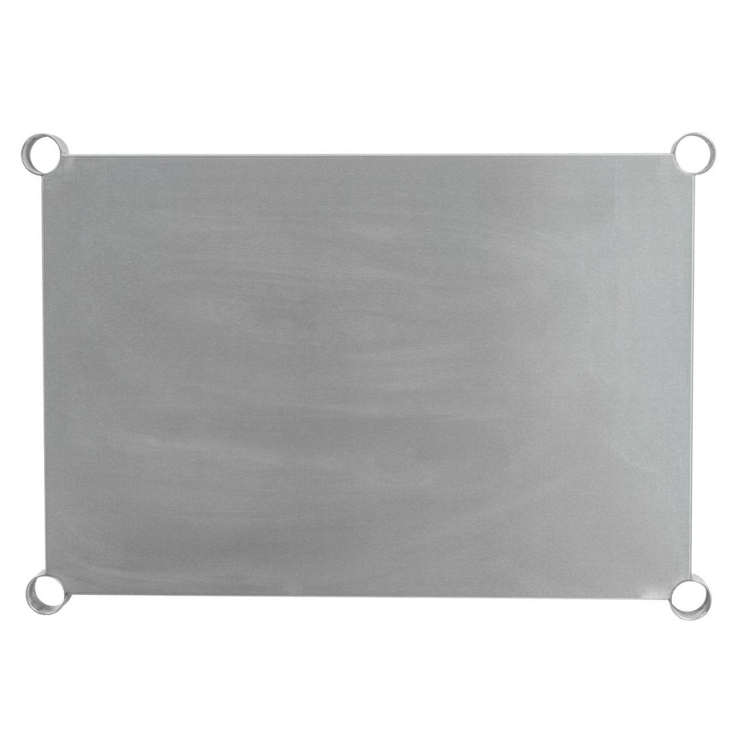 Tablette en acier inoxydable pour table de travail 72" x 24"