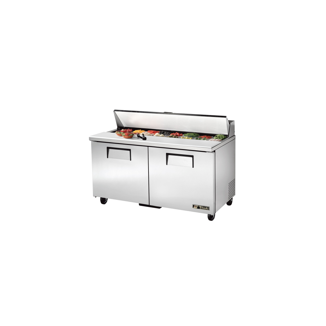 Table de préparation à salade réfrigérée 60" - 16 bacs