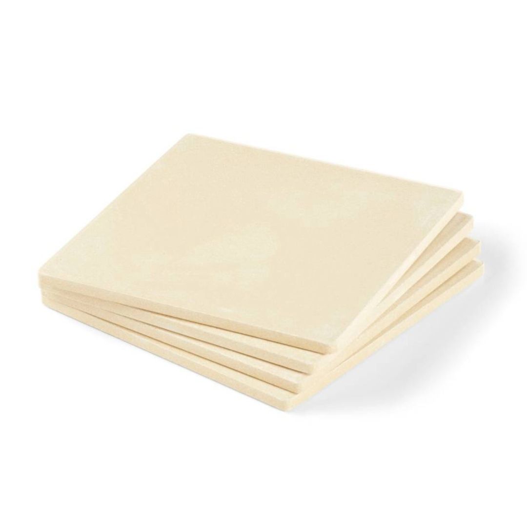 Set of Four 7.5" Cordierite Pizza Stones