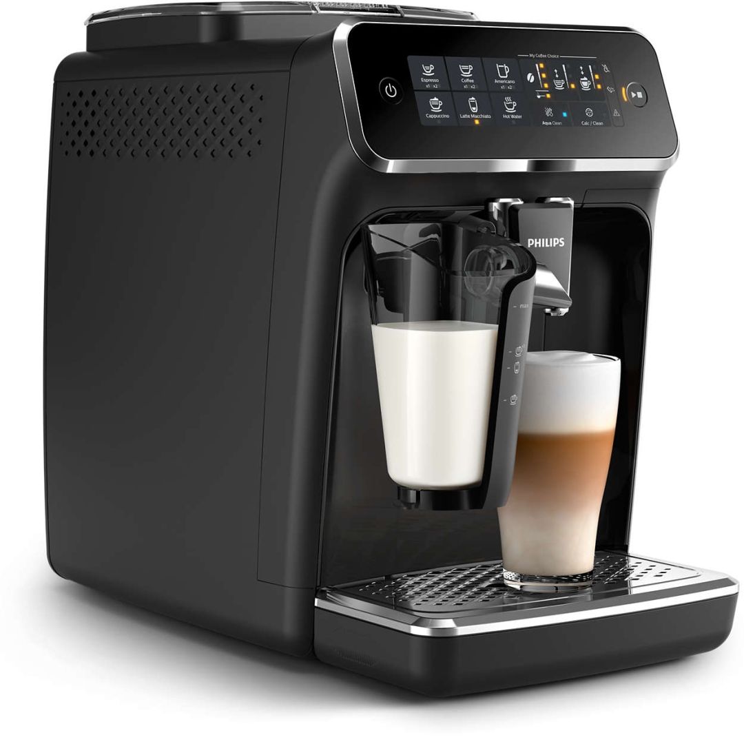 Machine à café automatique 3200 avec réservoir à lait - Noir
