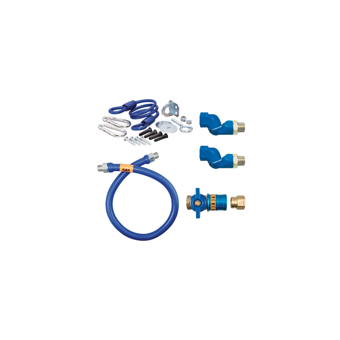 Ensemble de raccordement pour appareil au gaz Deluxe Safety Quik 48" x 1"