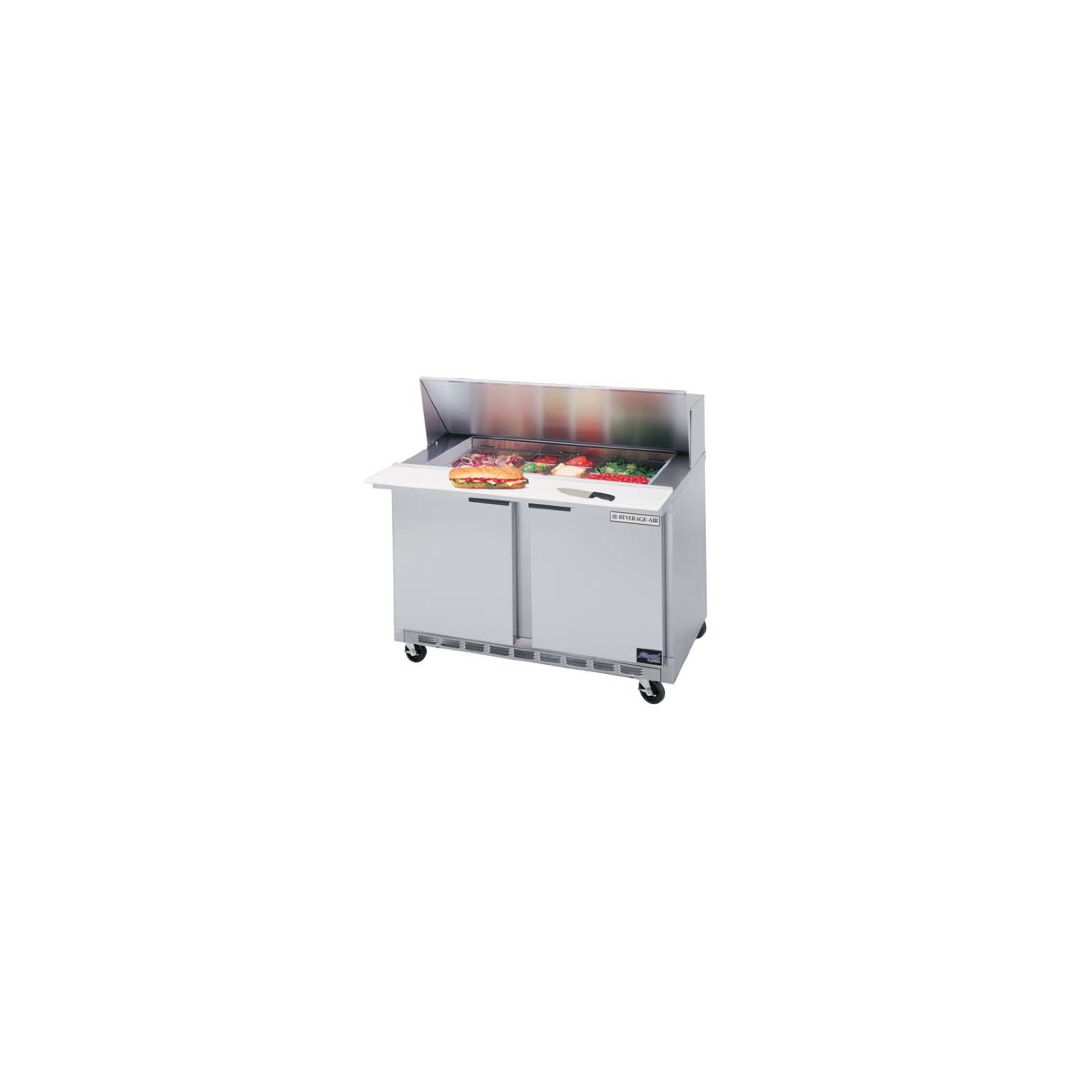 Table de préparation à salade réfrigérée 48" - 12 bacs