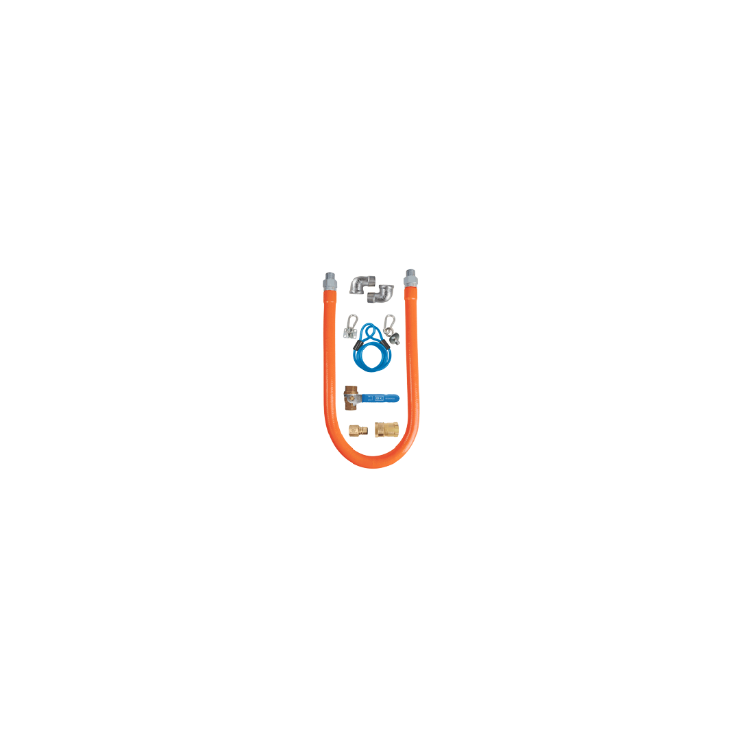 Ensemble de raccordement pour appareil au gaz 60" x 3/4"