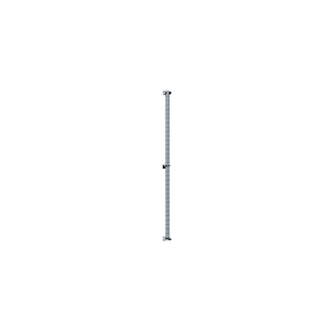 Poteau mural pour tablette fini chrome Super Erecta 54"