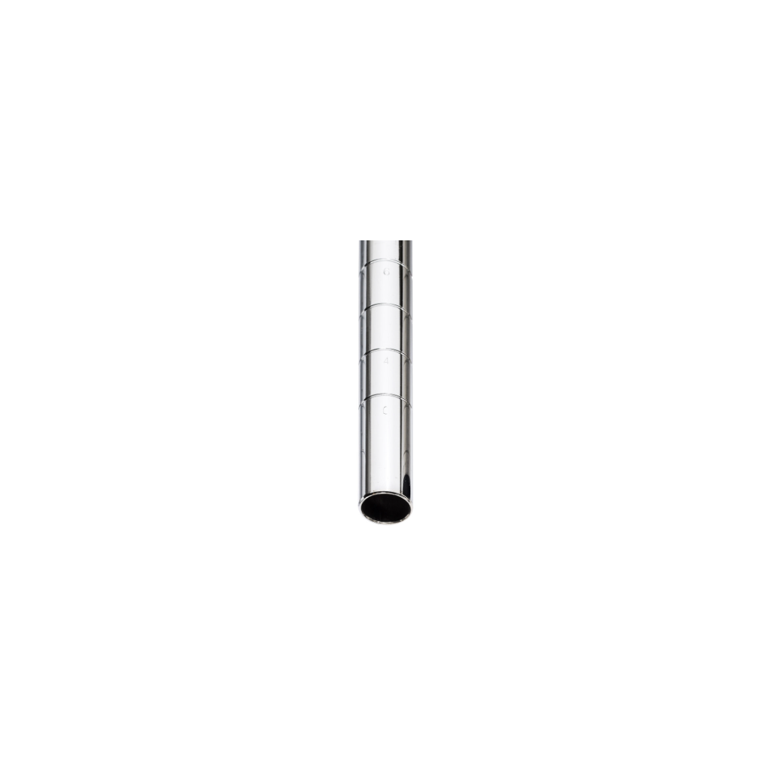 Poteau 74" Super Erecta Mobile - Acier Inoxydable