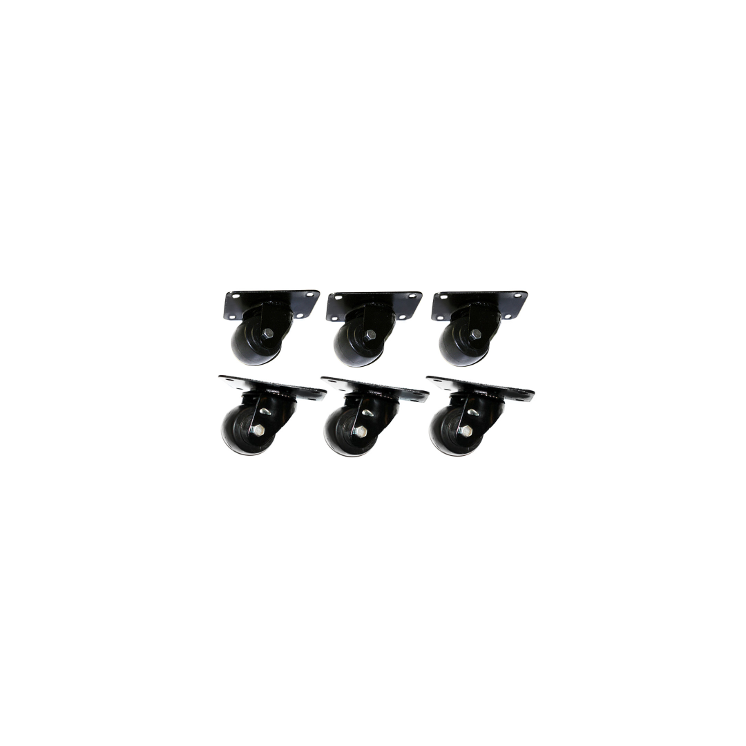 Roues Pivotantes de 2.5" - Ens/6