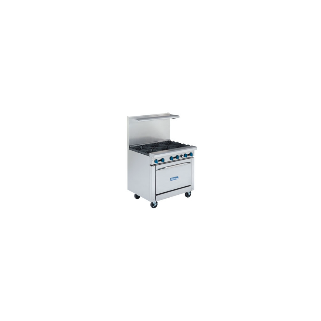Cuisinière 4 feux avec four et plaque 12" - Propane