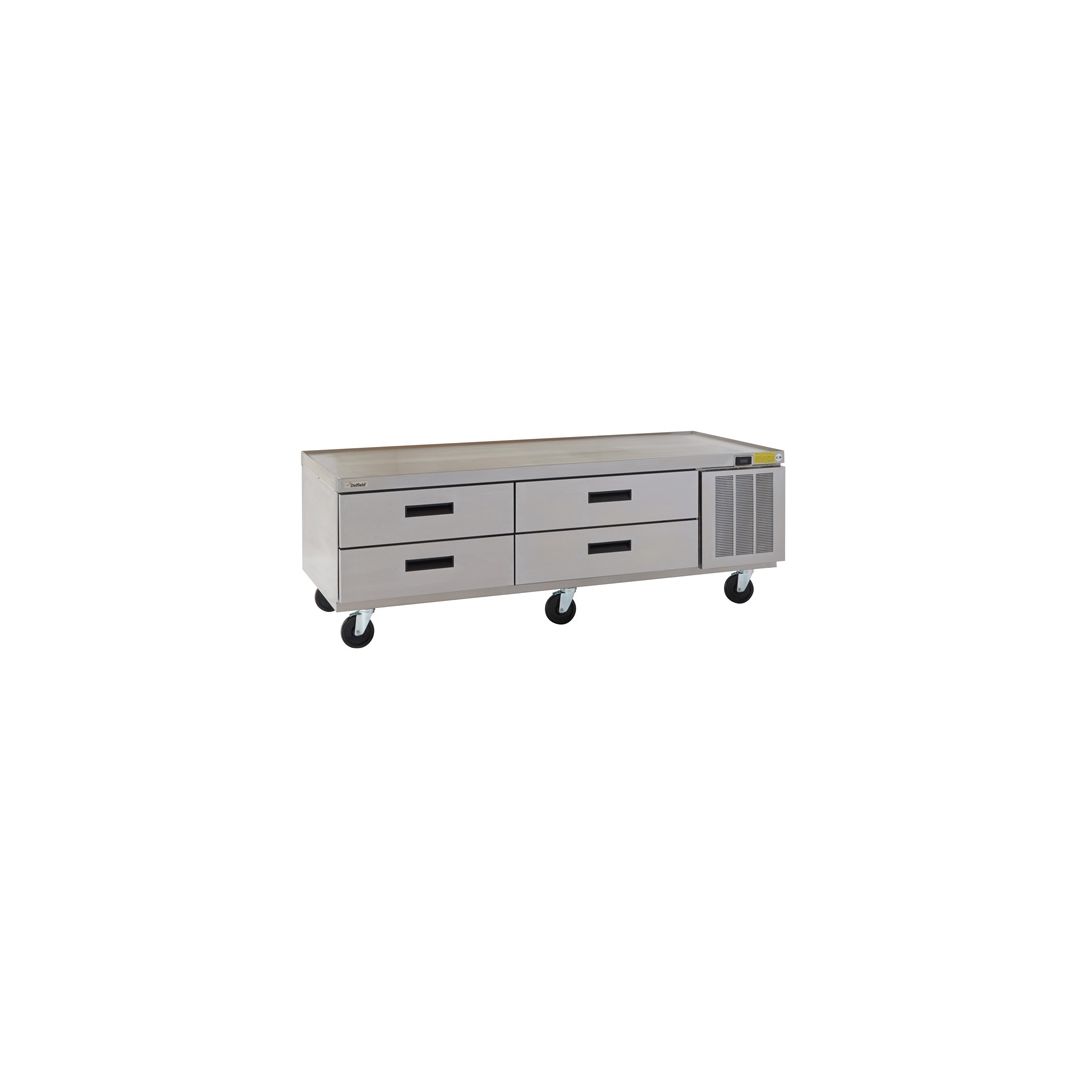 Base réfrigérée à tiroirs 75"