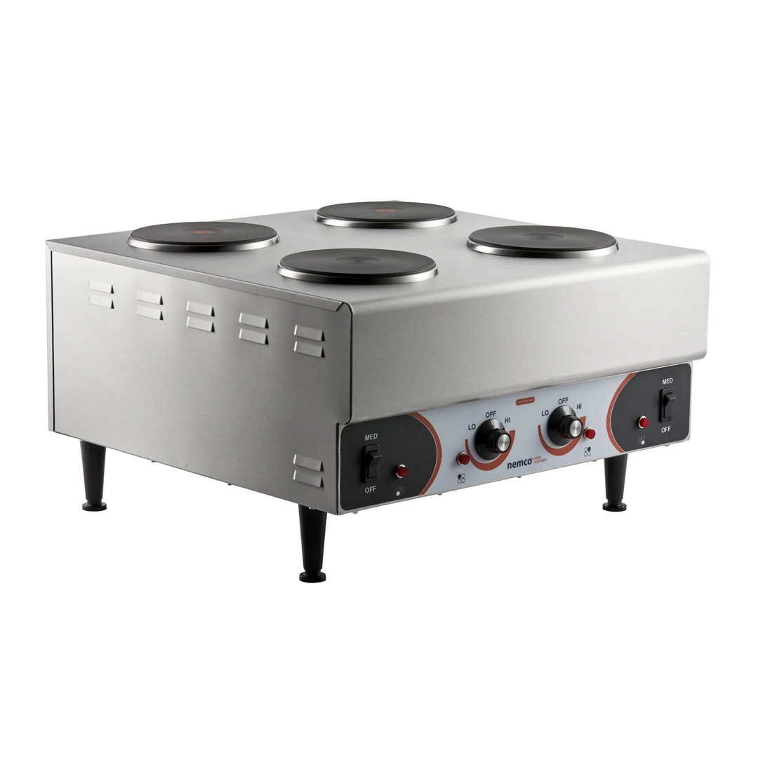 Plaque chauffante électrique avec 4 ronds– 240 V