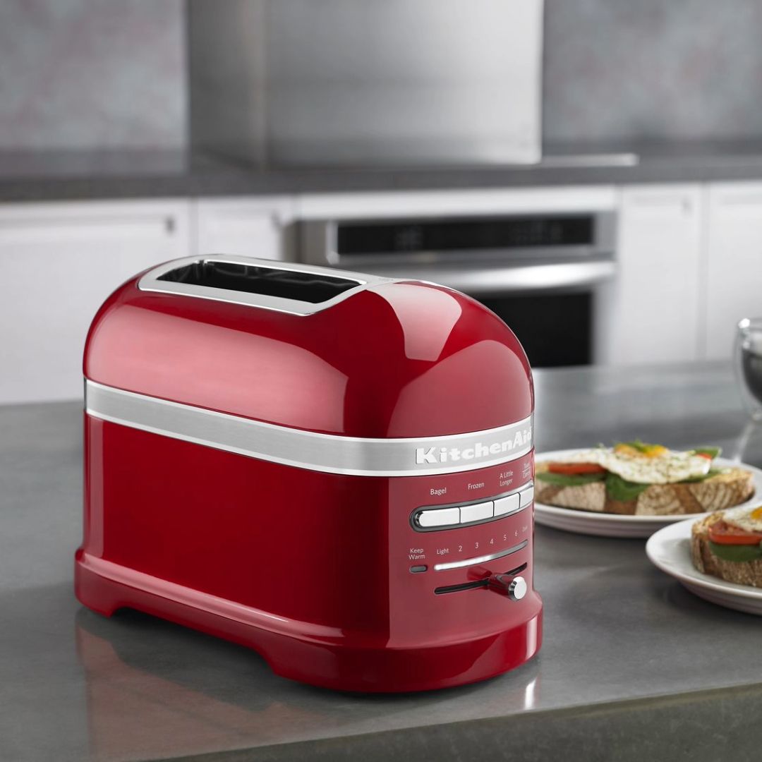 Grille-pain deux fentes Pro Line - Rouge