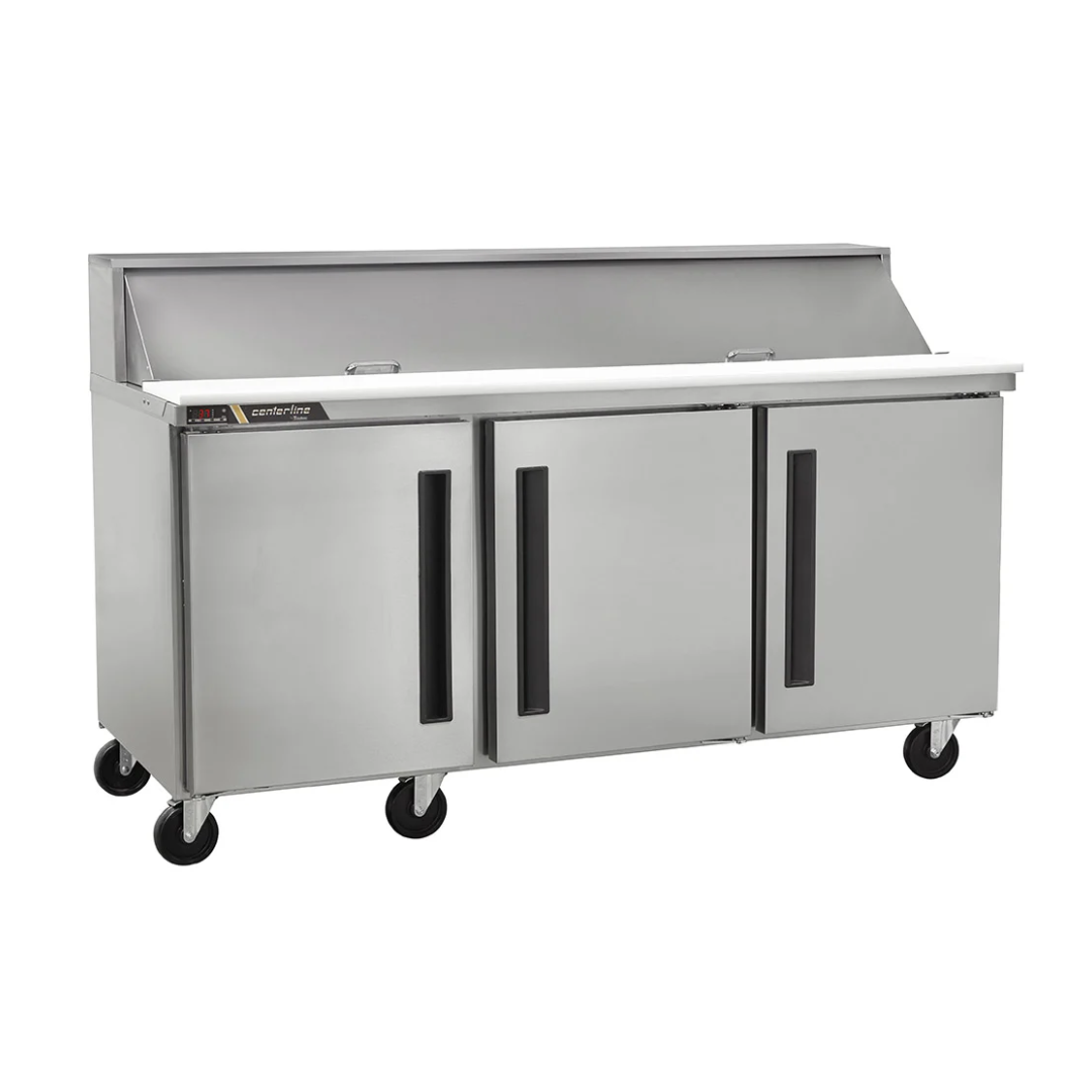 Table de préparation à salade réfrigérée Centerline 72" - 30 bacs