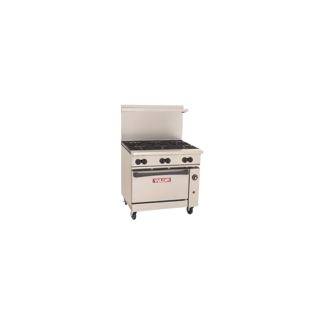 Cuisinière Vulcan Endurance 6 Feux - Gaz Naturel