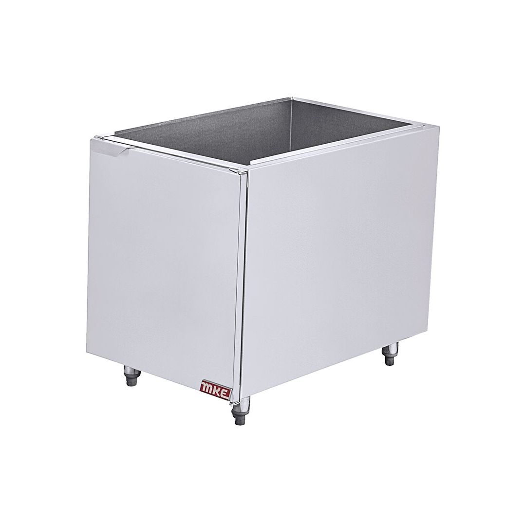 Base à équipement en acier galvanisé avec porte 24"