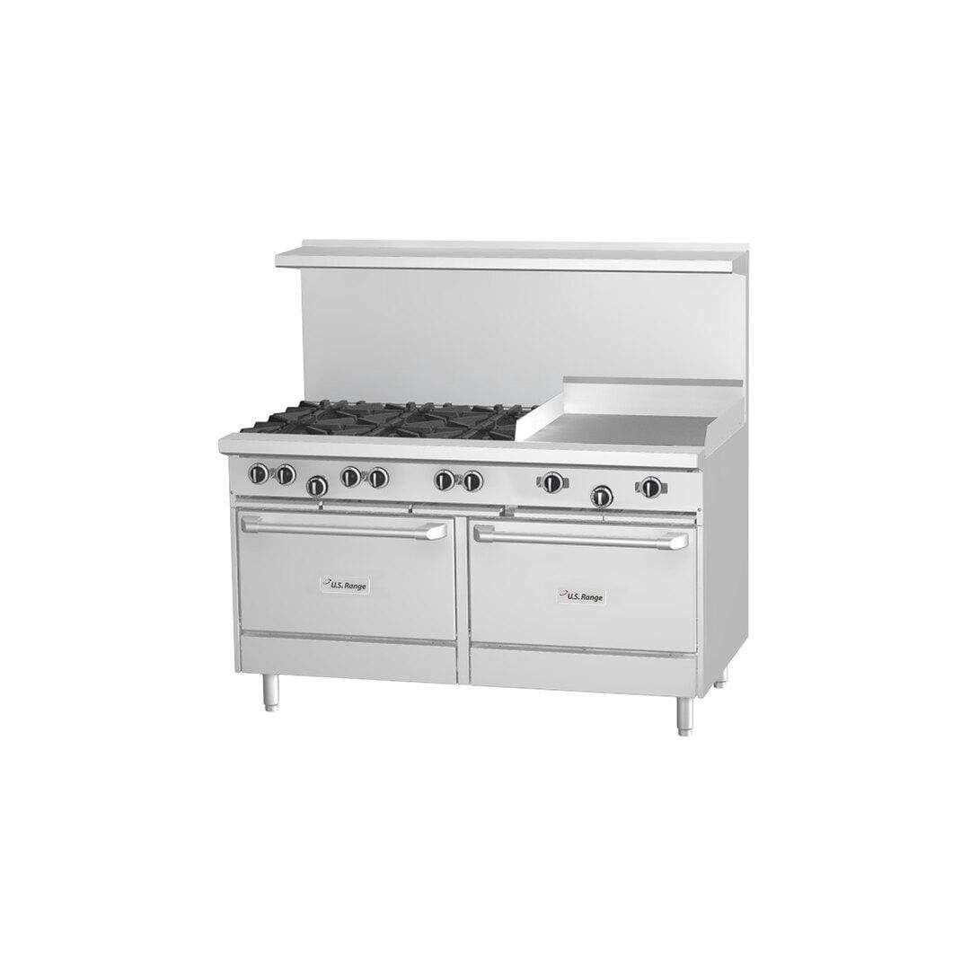 Cuisinière 6 feux au gaz propane 60"