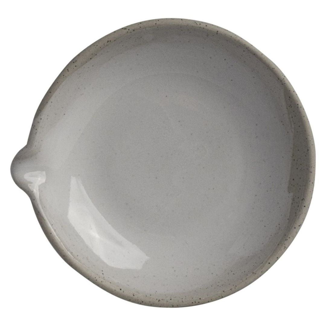 Gembrook dish with spout 3.75 oz. - White
