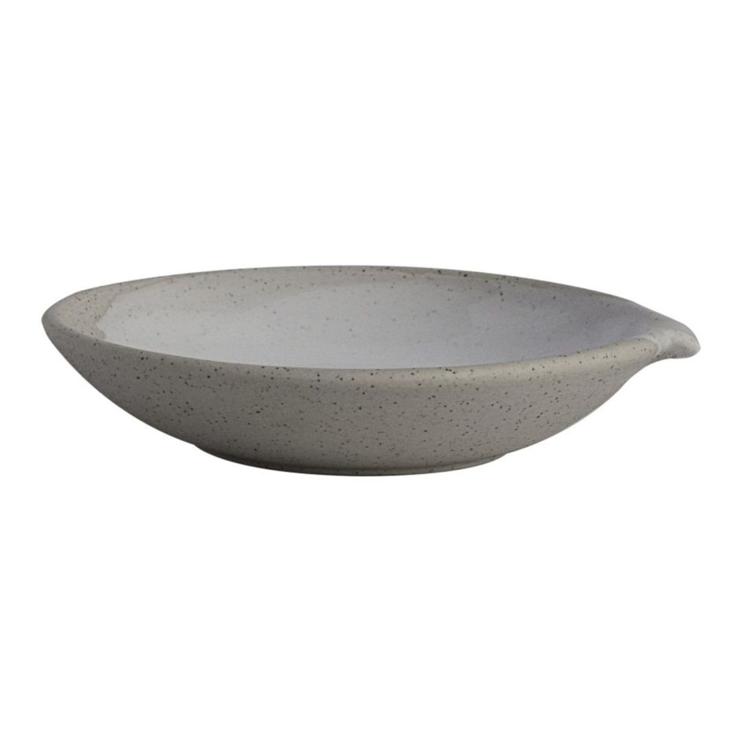 Gembrook dish with spout 3.75 oz. - White