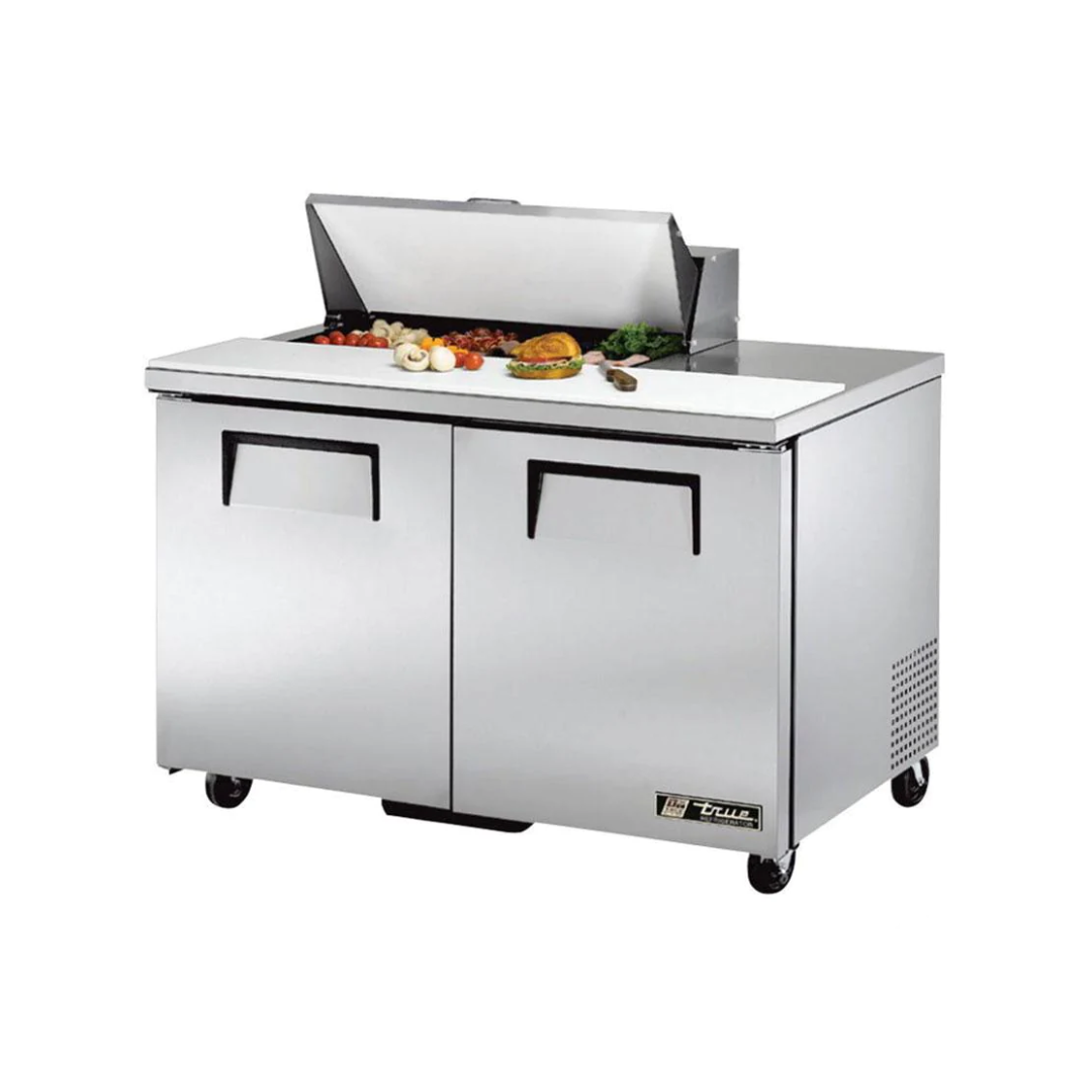 Table de préparation à salade réfrigérée 48" - 8 bacs