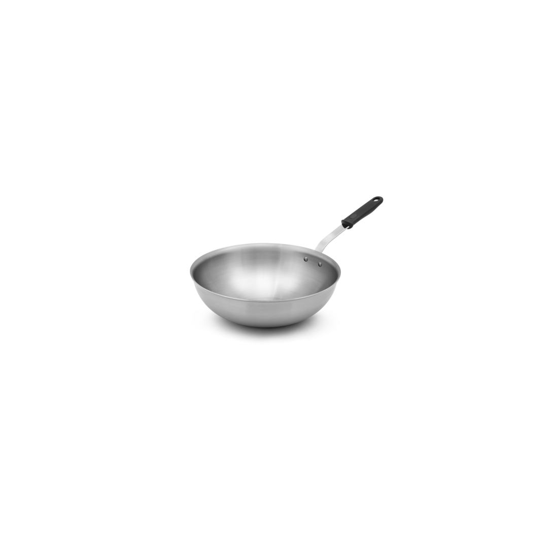 Wok avec manche en silicone - 11"