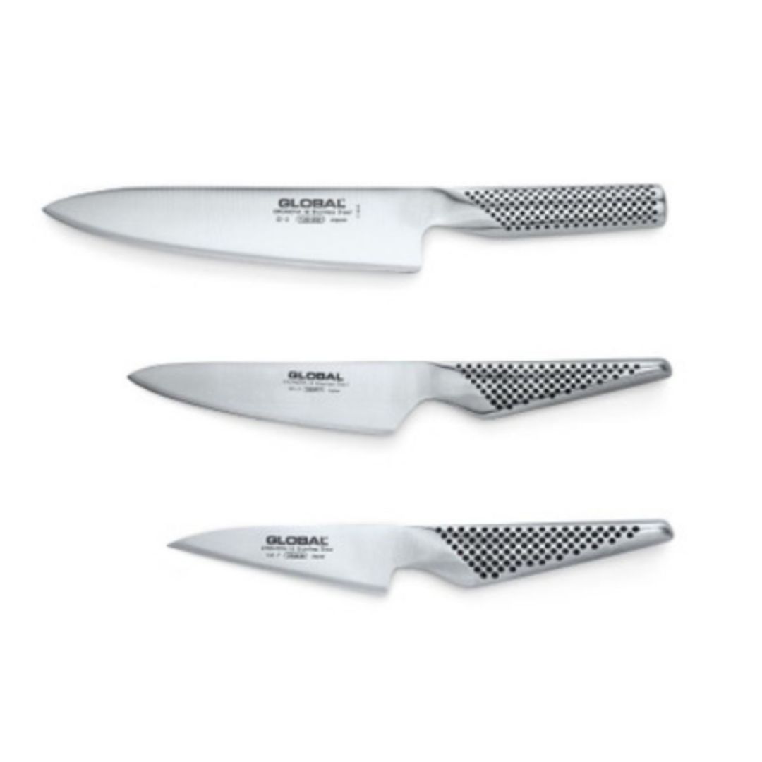 Ensemble de 3 couteaux de cuisine en acier inoxydable  