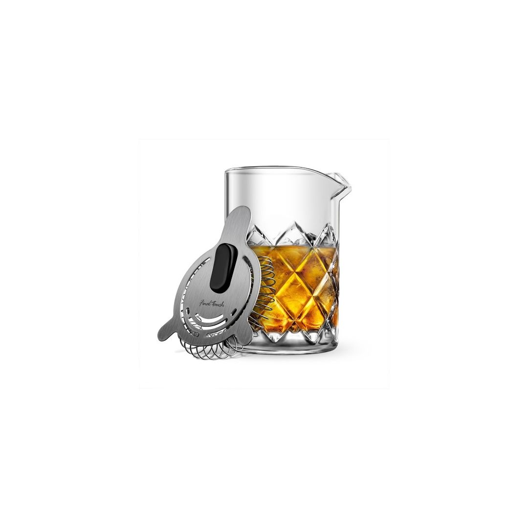 13.5 oz Yarai Mixing Pitcher with Cocktail Strainer