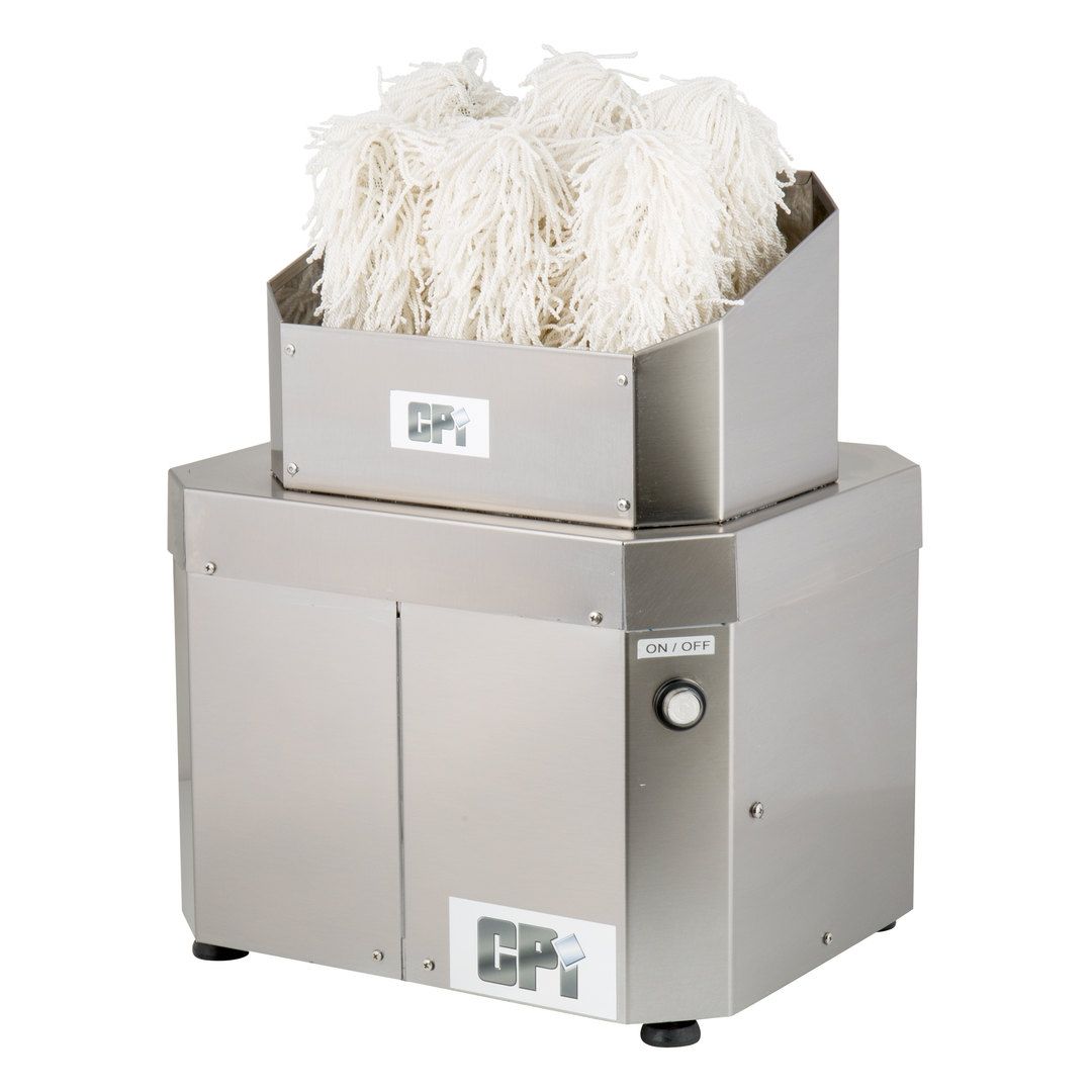 Sécheur et polisseur à verre à 8 brosses - Acier inoxydable