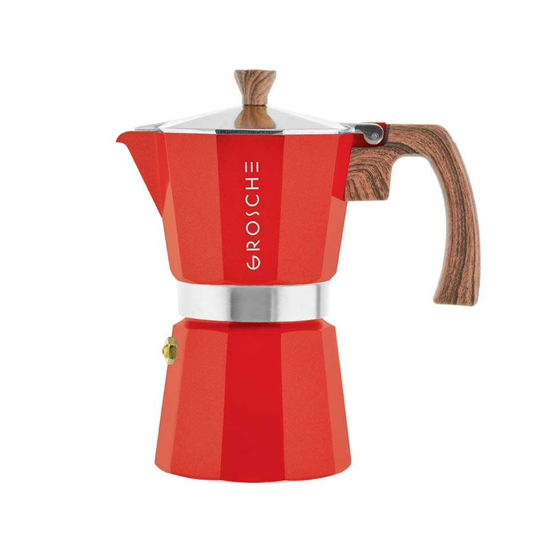Cafetière italienne en aluminium 9 tasses Milano - Rouge