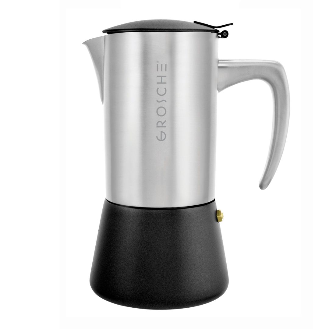 Cafetière italienne en acier inoxydable 10 tasses Milano - Acier